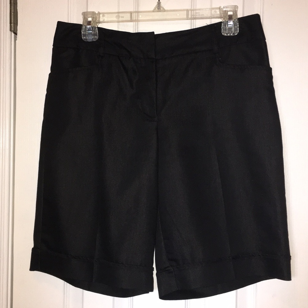 Dressy black shorts